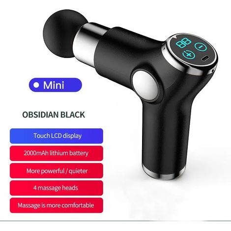 Filiyano-Mini pistolet de massage vibrant rechargeable avec pistolet de massage, appareil d'exercice portable pour la relaxation musculaire 03291