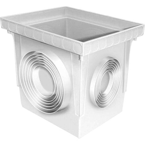 POZZETTO SINGOLO IN PLASTICA SENZA COPERCHIO cm. 40x40x39,4 h