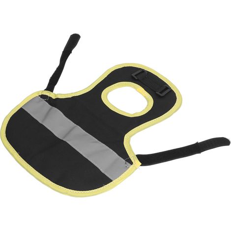 Reflektierende Hühnerweste, warm, sicher, leicht, Geflügelgeschirr für Hühner, Enten und Gänse, Schwarz (1/5)