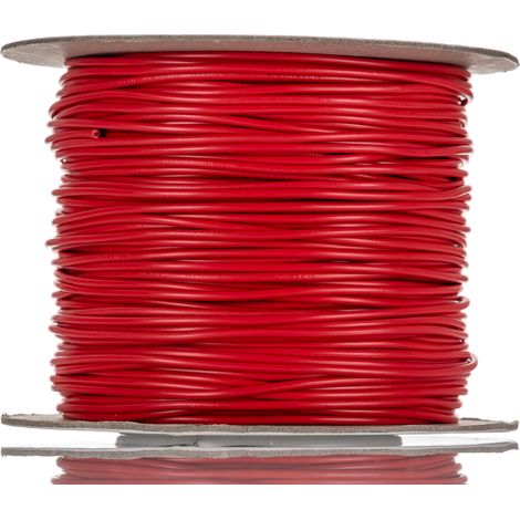 Câble triple homologation RS PRO, Rouge, Section 0,5 mm² 1 kV c.c., 600 V c.a., , Triple homologation ( Prix pour Bobine de 100 Mètres ) (1/3)