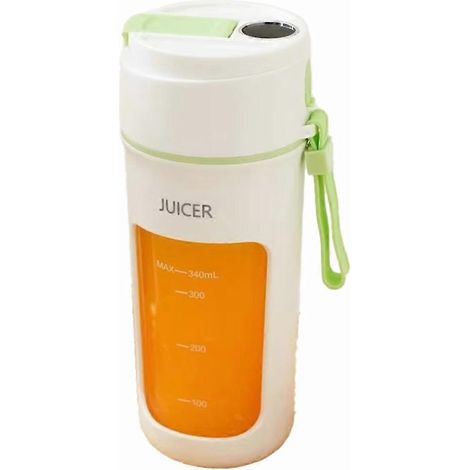 Blender électrique portable multifonction pour jus et smoothies, 6 lames, batterie 1200 mAh, vert (1/5)