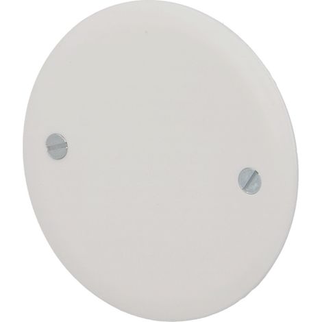 Couvercle obturateur à vis, pour boite encastrement (lot de 10) (1/2)