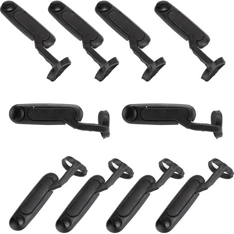 Lot de 10 capuchons latéraux anti-poussière pour écouteurs, compatibles avec les radios bidirectionnelles Motorola HT750, HT1250, HT1550, PTX700, PTX760 et PTX780. (1/5)