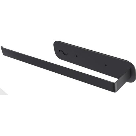 Porta strofinacci magnetico,Organizzatore da piano di lavoro senza foratura,Organizzatori da cucina in metallo,Nero