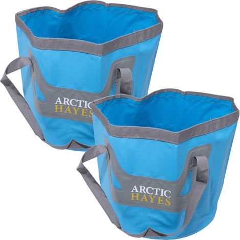2x Arctic Hayes CWB20L Collapsible Compact Space Saving Folding 20 Litre Bucket (1/5)