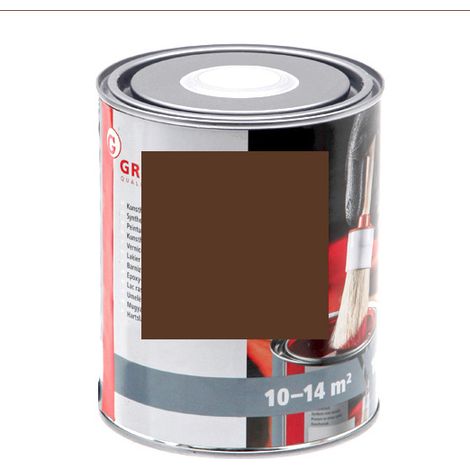 Peinture Vernis brun noyer RAL 8011 NOPOLUX WILCKENS GRANIT Bidon de 1 l