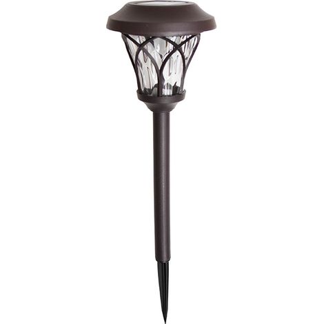Lampe solaire à piquer pour jardin et pelouse, cadre en plastique ajouré, LED paysagère, modèle HW-5059 (1/5)