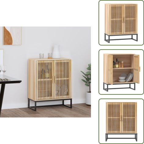 Sideboard 60x30x75 cm Holzwerkstoff - Holz Sideboard - Wohnzimmermöbel - Schreibtischschrank - Regal - Aufbewahrungsbox (1/5)