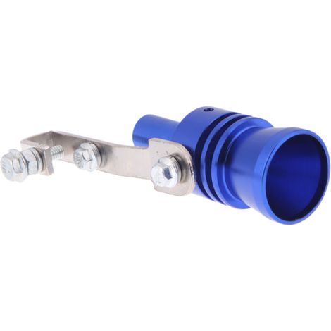 Sifflet d'échappement turbo, valve de décharge, aluminium, taille XL, bleu (1/5)