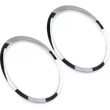Chrome-plated hood light bezel for mini headlight trim 51137149905 51117149906 (1/5)