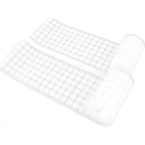 rouleaux de ruban adhésif blanc à picots auto-agrippants en acier inoxydable 504 de 1,5 cm avec support adhésif.