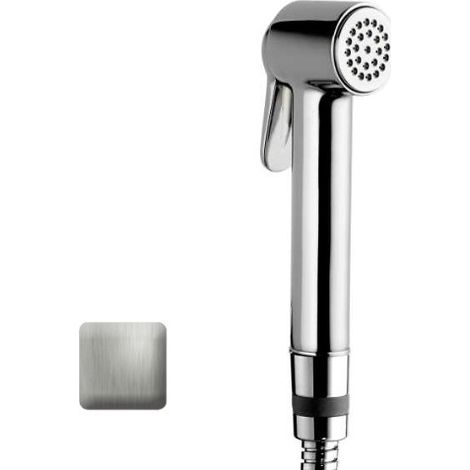 Douchette mitigeur WC Ø34 nickel satiné Paloma - Bossini B00470094 (1/2)