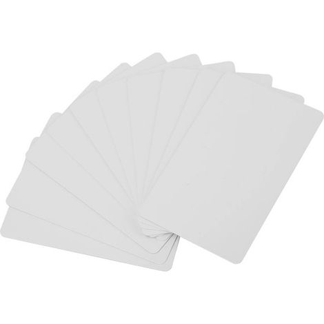 Lot de 10 cartes d'accès NFC sans contact blanches, puce RFID S50 13,56 MHz, lisibles et inscriptibles. (1/5)
