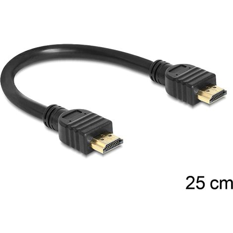 Cable HDMI 1.4 High Speed With Ethernet M-M 0.25mts DELOCK