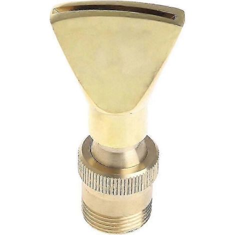 3/4" Dn20 Fan Shape Spring Fountain Nozzle for Pond Spray Head (1/5)