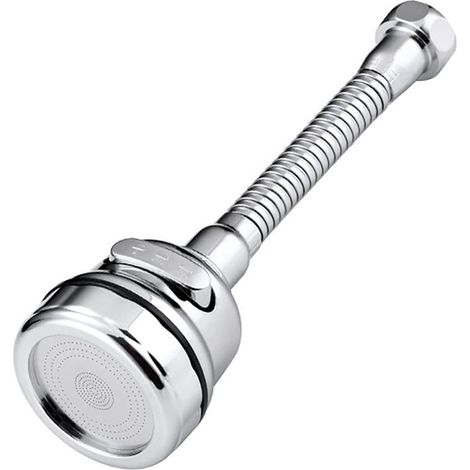 Aérateur de robinet, 3 modes, tige d'extension de 20 cm, convient aux cuisines, filetage M22, convient aux tuyaux et robinets chauffants. (1/4)