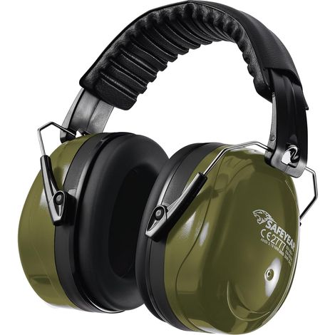 Cuffie antirumore per adulti, nere, protezione acustica a 33 dB per donne e uomini, ideali per tiro sportivo, sonno, cantieri edili, concerti, aerei e festival LARP. (1/5)
