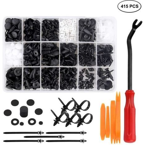 YOLISTAR 415 PCS Rivet Clips Plastique