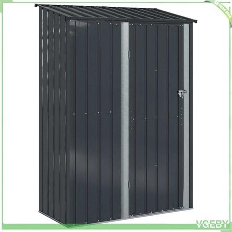 Cabanon de jardin - FAFEICY - 42011297 - Métal - Anthracite - Anti-corrosion (1/5)