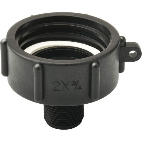 YMYNY IBC Adapter S60 Verschraubung für IBC Wassertank 2" x 3/4" (1 Stück) (1/4)
