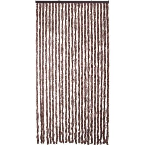 TENDA PER PORTA CINIGLIA 120X230  MARRONE (1/4)