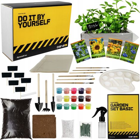 Kit básico de herbario Dibys - Mi primer jardín de flores (1/5)
