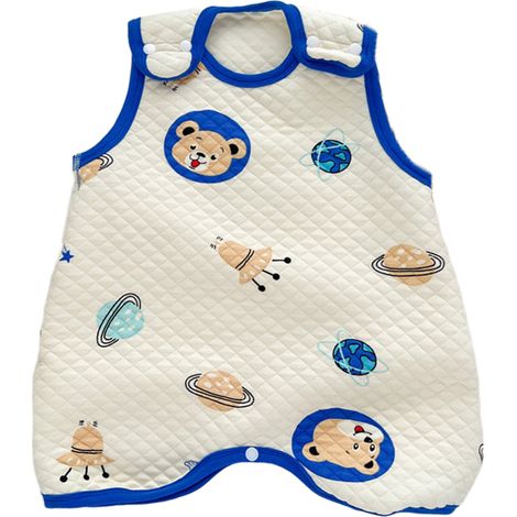 1 gigoteuse bébé, coton fin 0,5 TOG, sans manches, avec poches et réglage longueur jambes, pour 70-110 cm (1/5)
