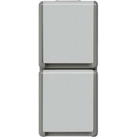 Siemens 5UB4723 Interrupteur et prise Schuko gris (1/2)