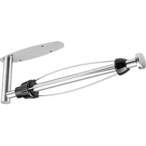 BUNTHAUS Argenté Porte Sopalin Con Effet Amortissant, Support de Papier Porte Rouleau à Une Main Auto adhésif Acier Inoxydable Dderouleur Essuie Tout Murale (1/5)