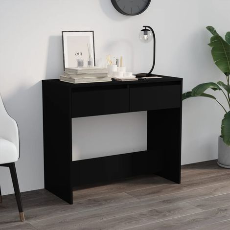vidaXL Console Table Black 89x41x76,5 cm Engineered Wood (1/5)