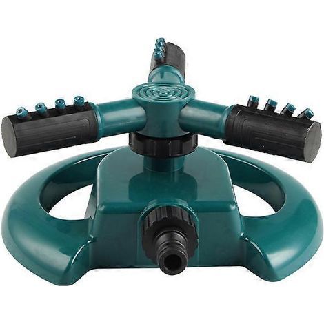 Garden Sprinkler Automatic Lawn Sprinkler 3 Arms Lawn Sprinkler Fully Automatic Rotating Sprinkler (1/5)