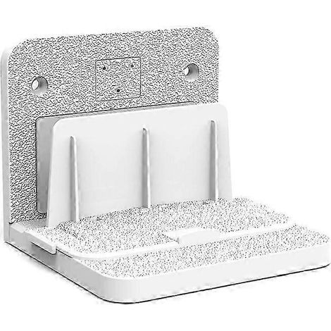 Support mural universel blanc pour décodeur/routeur/modem optique/commutateur/écran sans fil (1/5)