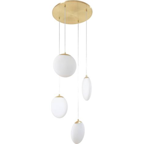 Ceiling Lightdimmable 'Lunelle' made of Glass for Living Room & Dining Room (1/5)