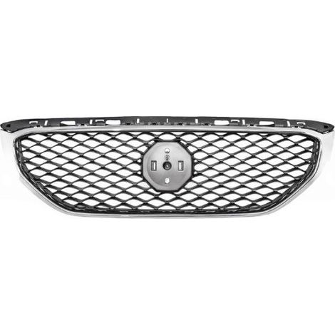Grille de calandre avant grise et chromée avec trou caméra MG ZS 2020-2021