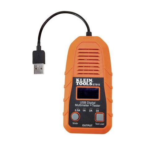 Klein Tools Testeur numérique USB A Tension Courant Capacité LCD (1/3)