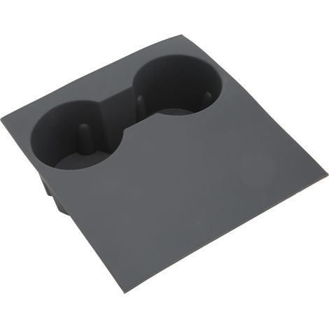 Support porte-gobelets en silicone pour console centrale Tesla Model 3 et Model Y, gris, résistant aux rayures, pièce de rechange (1/5)