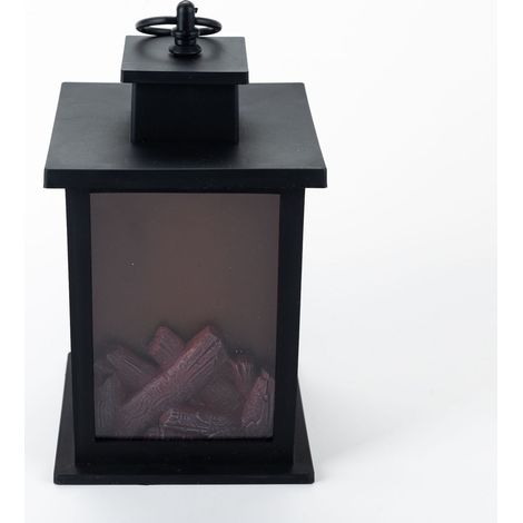 Veilleuse cheminée LED portable à piles