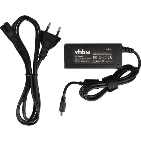 vhbw Netzteil kompatibel mit Packard Bell Dot S2, S, SE Notebook - 200 cm, 30 W (1/5)