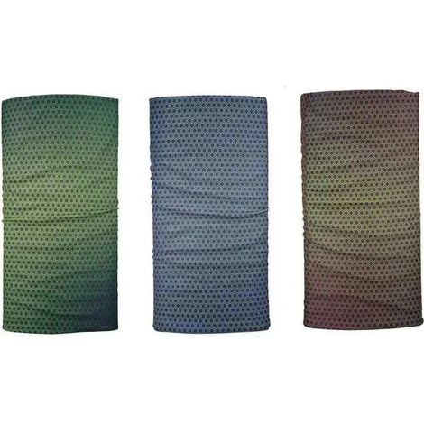 Ensemble de 3 pièces Oxford à col Oxford, multifonctionnel, coupe-vent et confortable, en nacre, coloris gris/vert/violet (1/3)