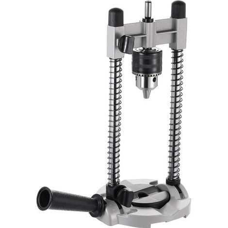Support de Forage avec Mandrin 13mm, Attachement de Guide de Perçage Mobile Multi angle pour perceuse électrique 1/2" et 3/8" (1/5)