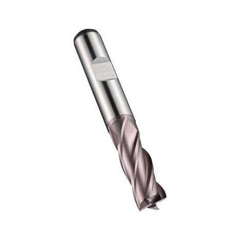 Schaftfräser C246 DIN 844 K D.15mm Schneiden-L.26mm HSS-E-PM TiCN 30Grad Z.4 (1/4)