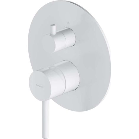 OMNIRES Y - Grifo empotrado, para 2 aparatos, blanco mate Y1247ROWM (1/2)