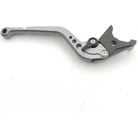 Convient pour la moto BMW C650GT, poignée de frein à main droite modifiée en alliage d'aluminium, accessoires de levier de klaxon (1 poignée grise à longue tige) (1/5)