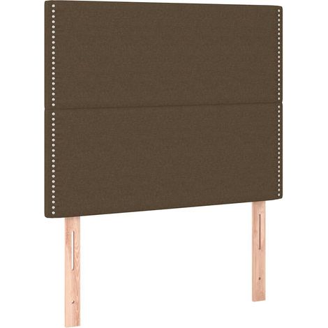 Maison Exclusive - Kopfteil Dunkelbraun 90x5x118/128 cm Stoff (1/5)