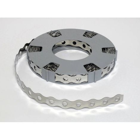 Lochband 17 mm x 10 m mit verzinkter Ummantelung (1/3)