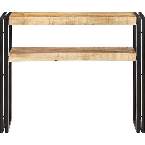 Maison Exclusive - Table console 90x30x75 cm Bois de manguier brut (1/5)