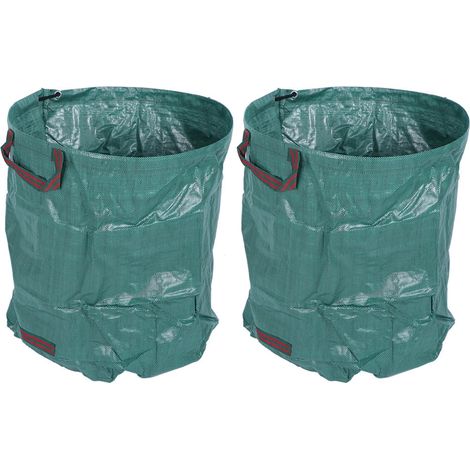 Lot de 2 sacs de 72 gallons pour plantes, fleurs et déchets de jardin (feuilles, feuilles mortes, etc.). (1/5)