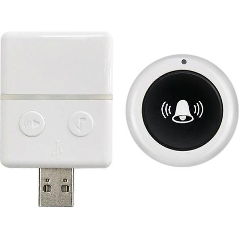 Sonnette sans fil intelligente USB, sonnette de nuit sans fil (1/3)