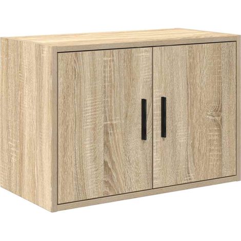 Armoire murale de garage chêne sonoma bois d'ingénierie (1/5)