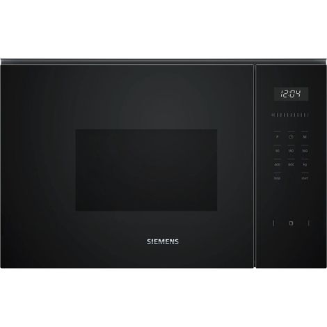 Microondas Integrable Siemens iQ500 BF525LMB1 20L 800W cookControl7 Negro